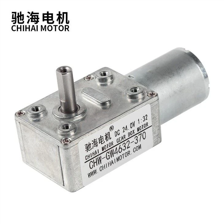 12V 6rpm Reducer Electric 370 Worm Gear Motor Self-locking For DIY