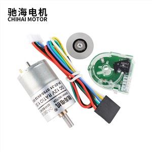 360CPR Grande Torque Mini 310 Motor de Codificador Incremental de Engrenagem Metálica Completa